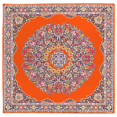 Nappe en Velours au Design Inspiré de l’Élégance Perse Boteh Jegheh