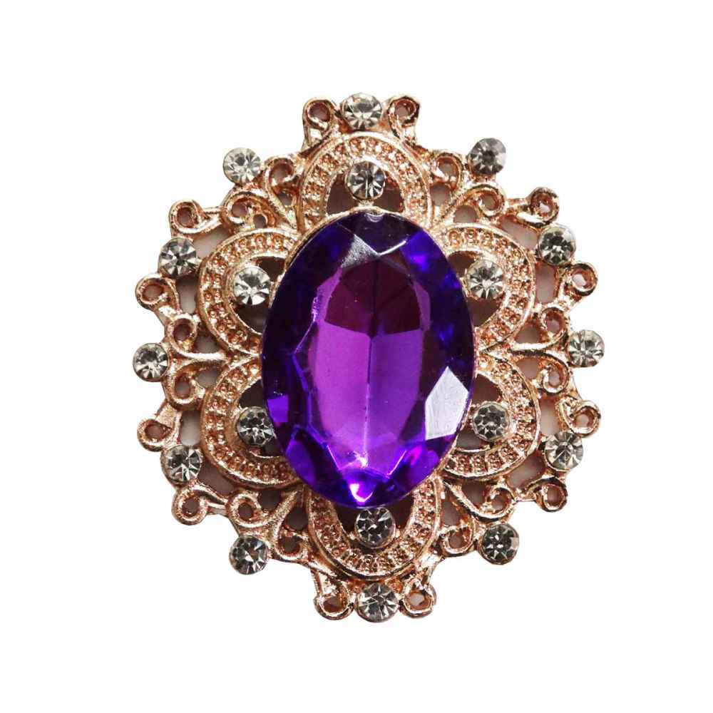 Broche en Strass Classique Modèle Negin