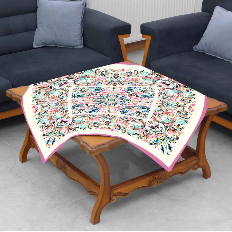 Nappe en velours design inspiré de l'élégance perse Mahta