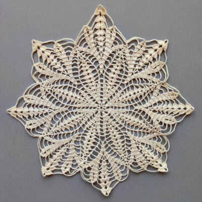 Nappe au Crochet Tricotée à la Main Modèle Dooneh