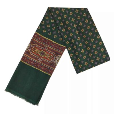 Châle Vert Cachemire pour Hommes – Turban Style Pakistanais