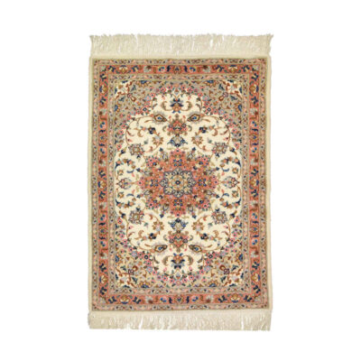 Tapis en laine persan noué à la main avec design Médaillon modèle Nahal