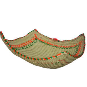 Panier en feuille de palmier tissé à la main persan modèle Doran