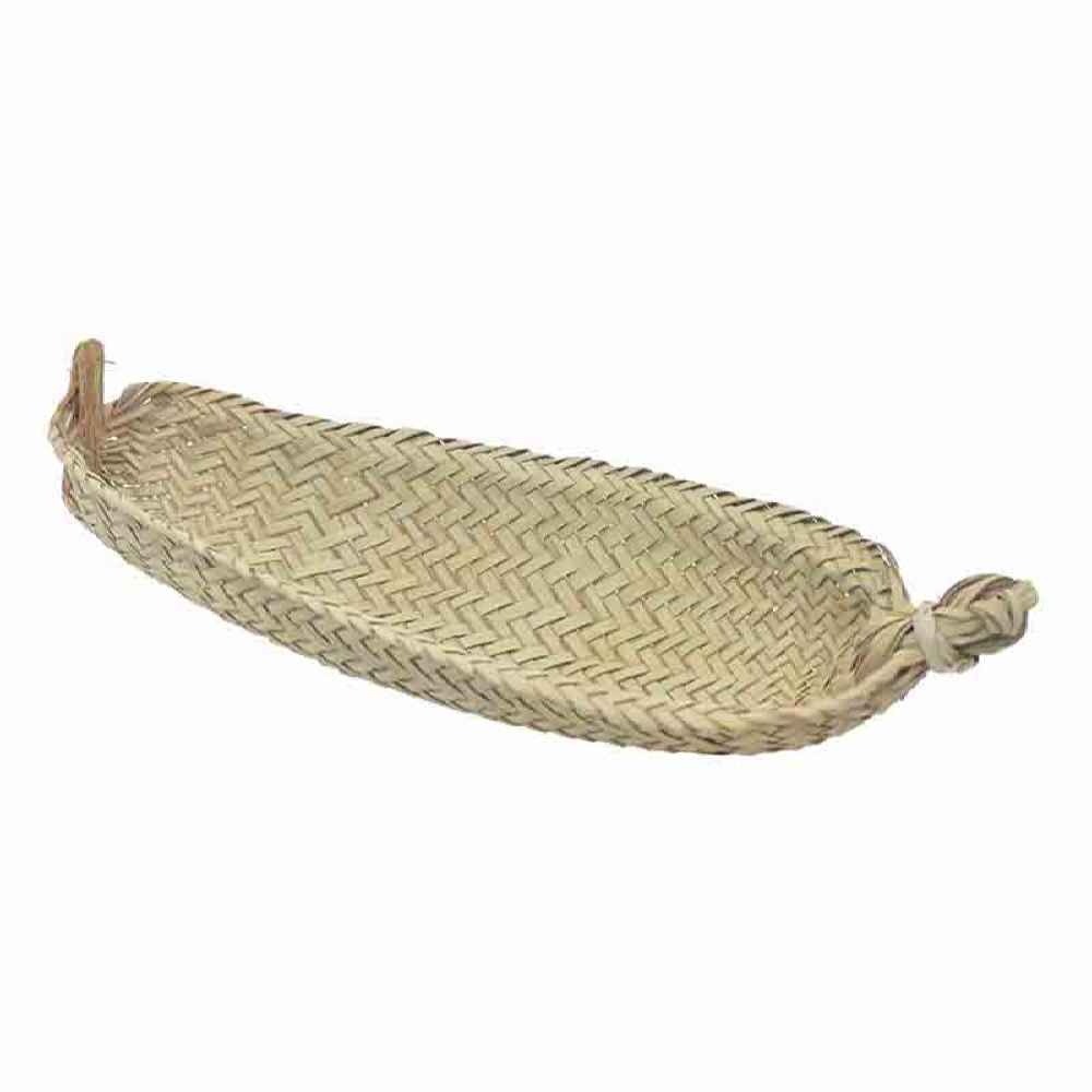 Panier en feuille de palmier tissé à la main persan modèle Ghayeghi