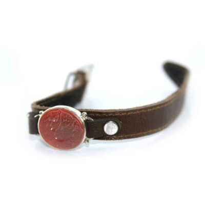 Bracelet en cuir islamique modèle Prophète Muhammad