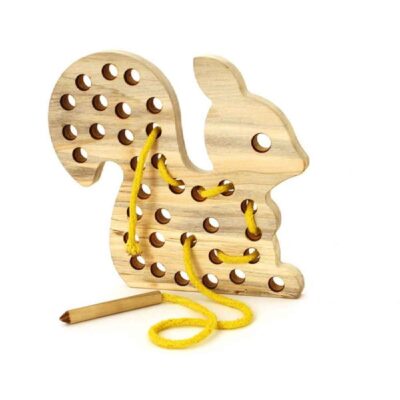 Jouet de lacet en forme de lapin pour enfants – Amusement éducatif engageant