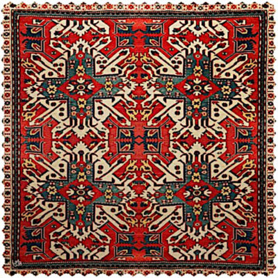 Nappe en Velours au Design Inspiré de l’Élégance Perse