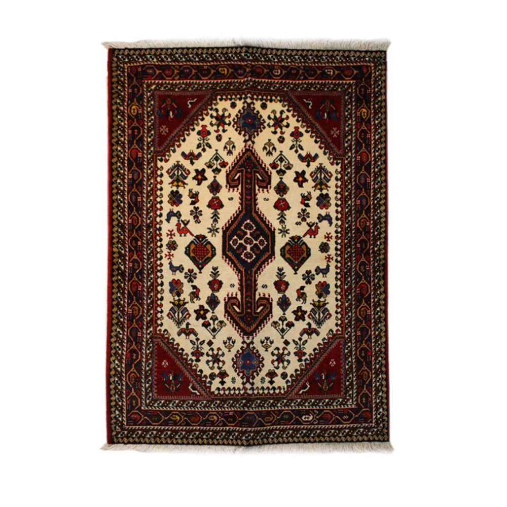 Tapis persan en laine tribal noué à la main Roya