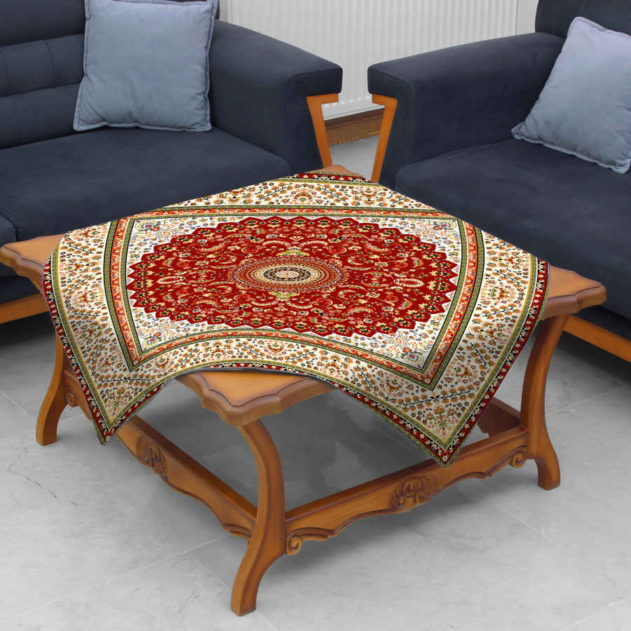 Nappe en Velours au Design Inspiré de l’Élégance Perse Zarin