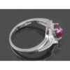 Bague de fiançailles en argent avec rubis rouge Bliss pour femmes Kiana Nastaran