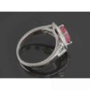 Bague de fiançailles en argent avec rubis rouge Bliss pour femmes Kiana Taban