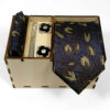 Ensemble Cravate, Pochette & Boutons de Manchette pour Homme - Alma de Luxe