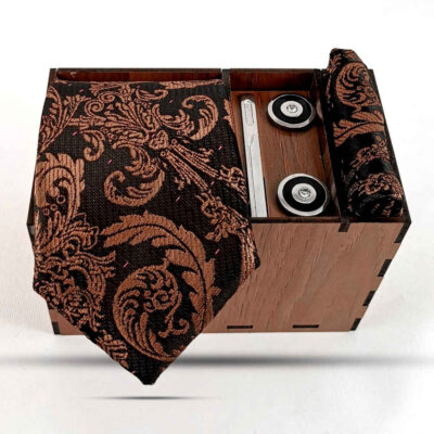 Ensemble Cravate, Pochette & Boutons de Manchette pour Homme – Dora de Luxe