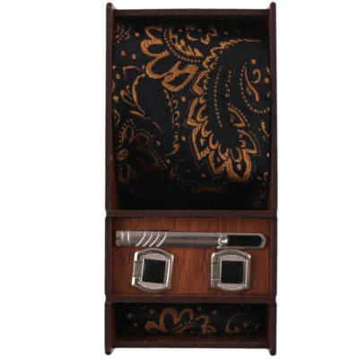 Ensemble Cravate, Pochette & Boutons de Manchette pour Homme – Farid de Luxe