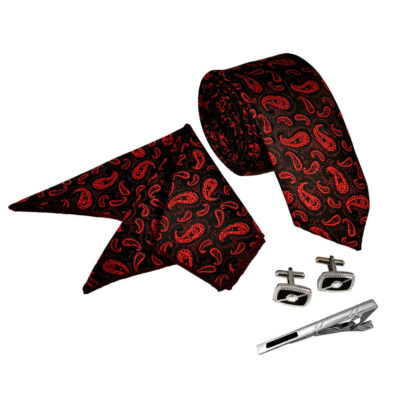 Ensemble Cravate, Pochette & Boutons de Manchette pour Homme – Loyal de Luxe