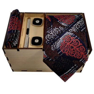 Ensemble Cravate, Pochette & Boutons de Manchette pour Homme – Luka de Luxe