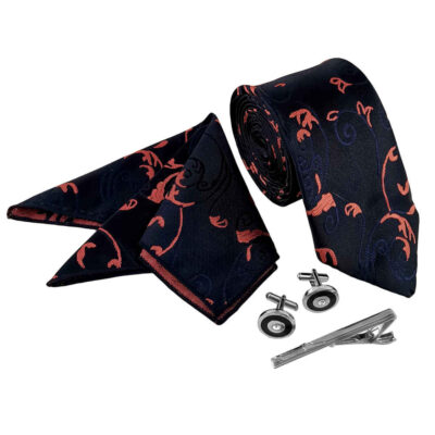 Ensemble Cravate, Pochette & Boutons de Manchette pour Homme – Yavar de Luxe