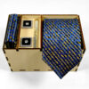 Ensemble Cravate, Pochette & Boutons de Manchette pour Homme - Zhina de Luxe