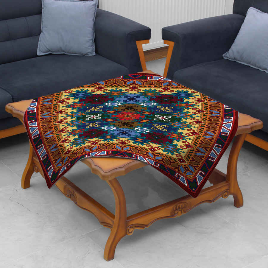 Nappe en Velours au Design Inspiré de l’Élégance Perse Elin