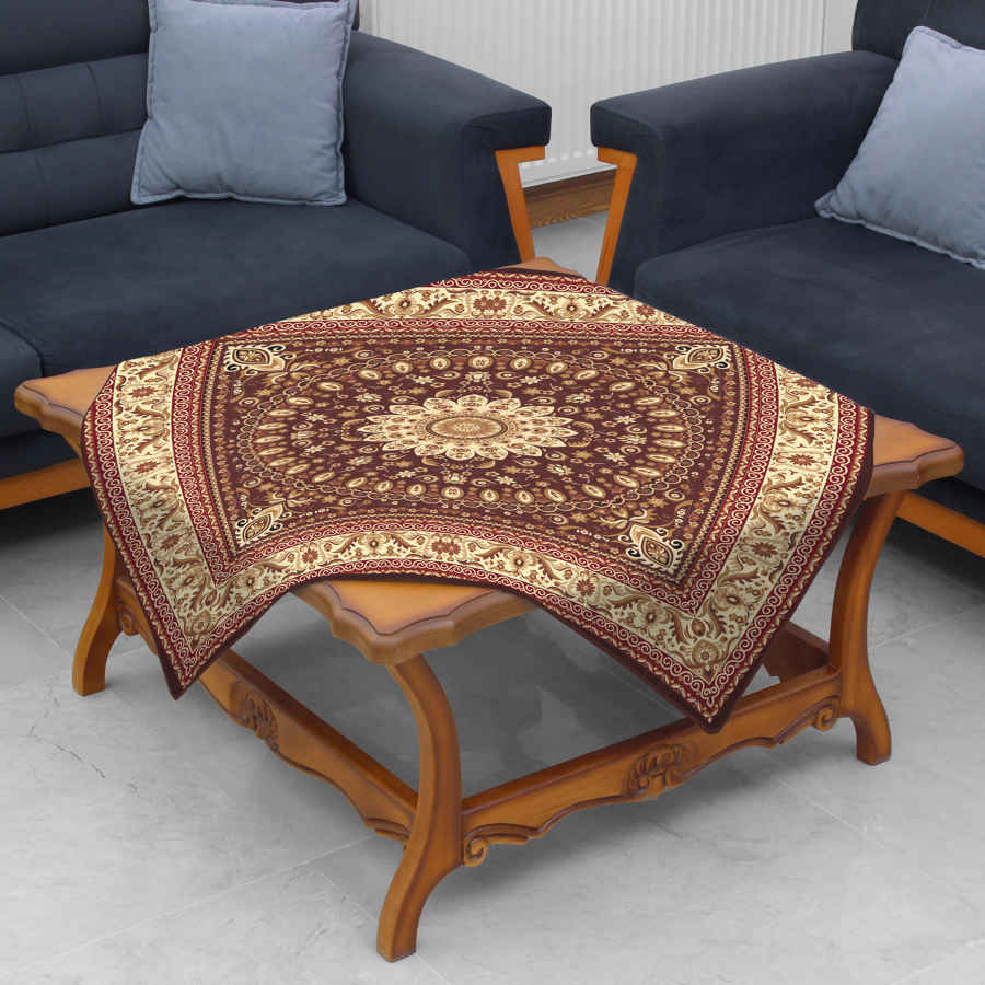 Nappe en Velours au Design Inspiré de l’Élégance Perse Fatima