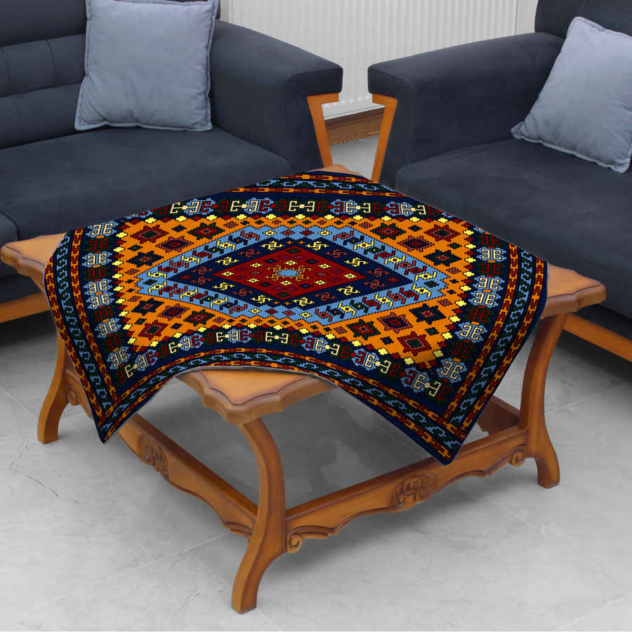 Nappe en Velours au Design Inspiré de l’Élégance Perse Gabe