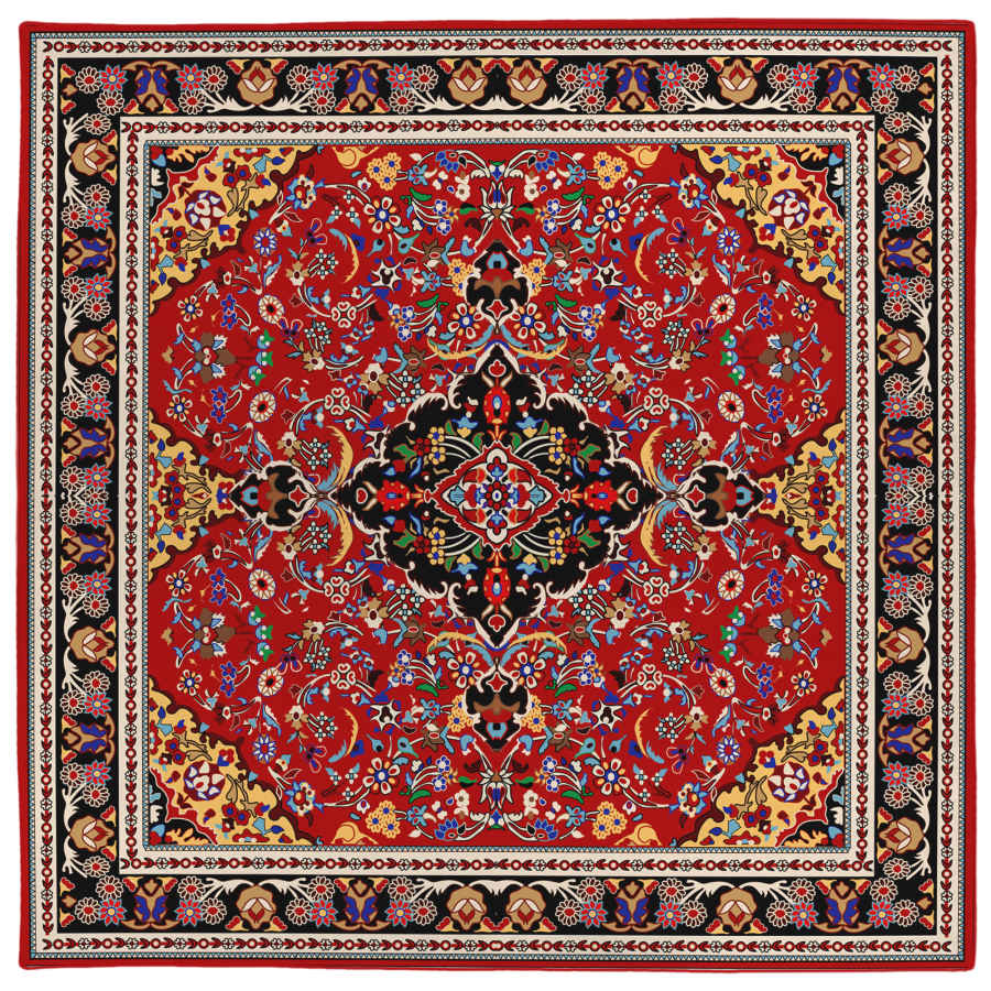 Nappe en Velours au Design Inspiré de l’Élégance Perse Tavana
