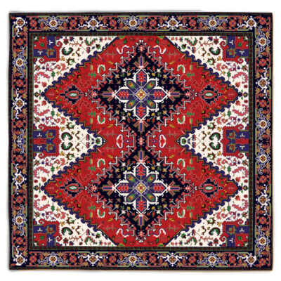 Nappe en Velours au Design Inspiré de l’Élégance Perse Hiva