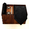 Ensemble Cravate, Pochette & Boutons de Manchette pour Homme - Paisley de Luxe