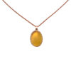 Collier en cuivre pour femmes, style classique avec agate