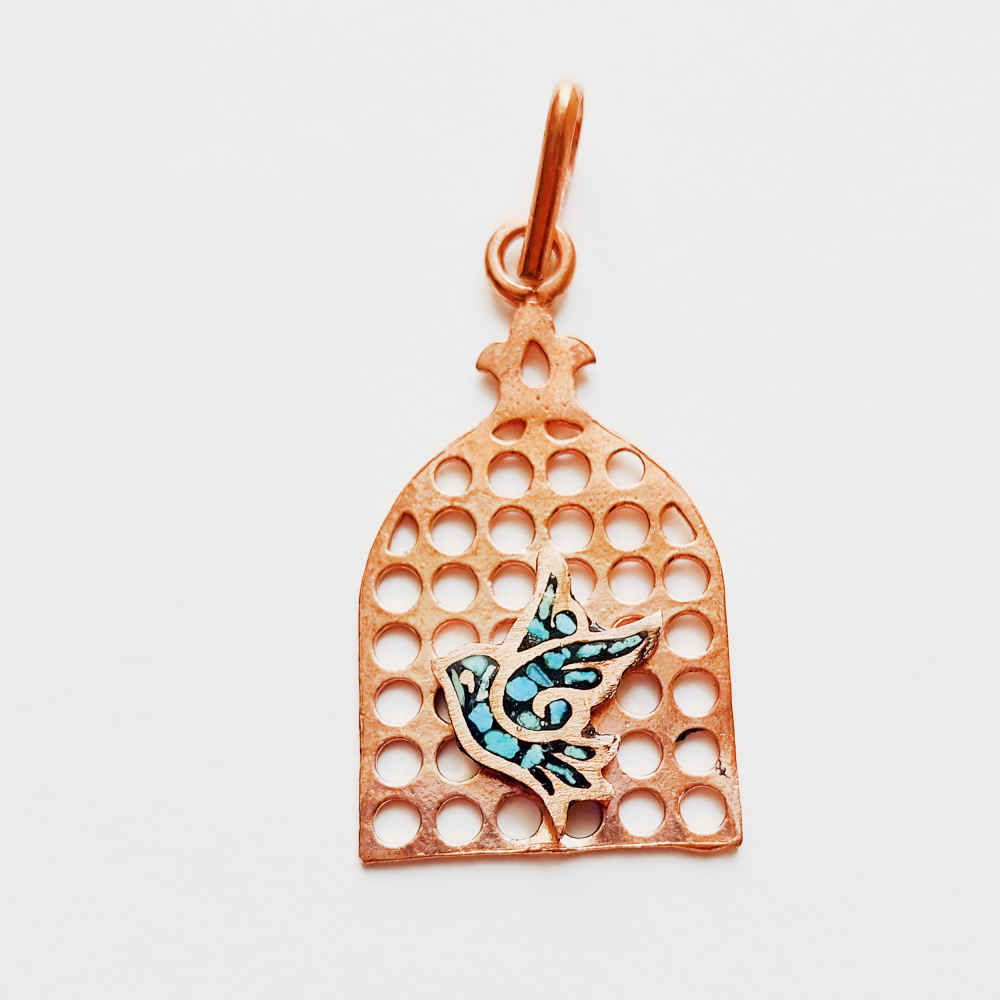 Collier en cuivre persan minimaliste pour femmes - Amin Oiseau