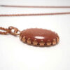 Collier en cuivre pour femmes, style classique Aventurine