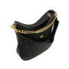 Sac à Main Hobo en Cuir Véritable Noir - Modèle Mante