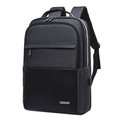 Sac à Dos Étanche pour Ordinateur Portable Noir – Modèle Nikan