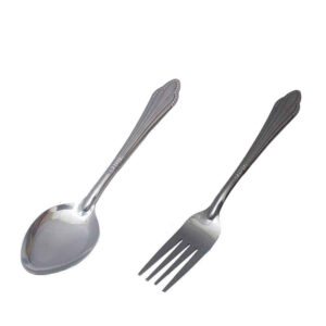 Ensemble de Couverts Cuillères et Fourchettes Bordé de 12 Coquille