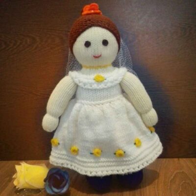 Amigurumi Poupée en Crochet Fait Main – Mariée | Jouet en Peluche Doux