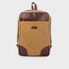 Sac à Dos en Toile Marron pour Femme - Modèle Saad