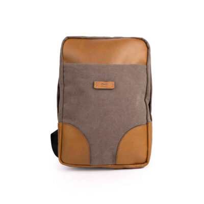Sac à Dos en Toile Marron pour Femme – Modèle Saad