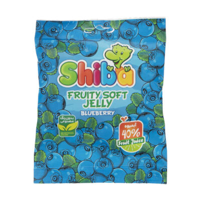 Bonbon gélifié halal – Gummies tendres à la myrtille – Shiba (30-Pack)