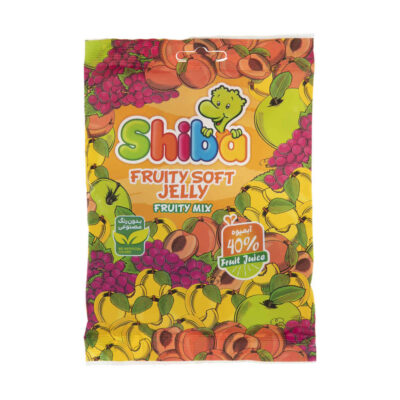 Bonbons gélifiés halal – Bonbons en gelée doux avec saveur de mélange fruité – Shiba (Paquet de 15)