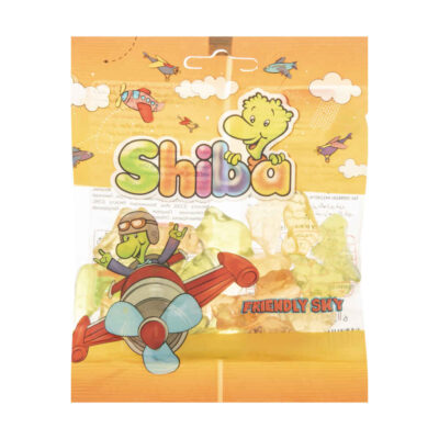 Bonbons gélifiés halal – Bonbons en gelée doux en forme de ciel amical – Shiba (Paquet de 30)