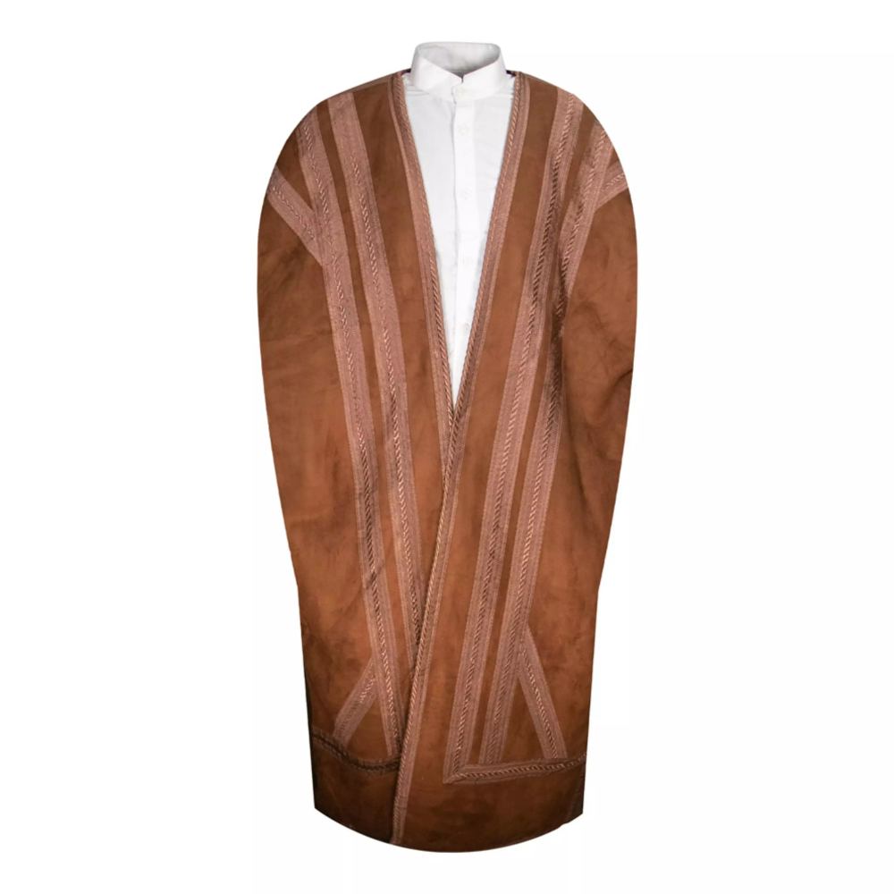 Manteau Bisht pour Homme - Tissu Faber - Design Arabe Islamique