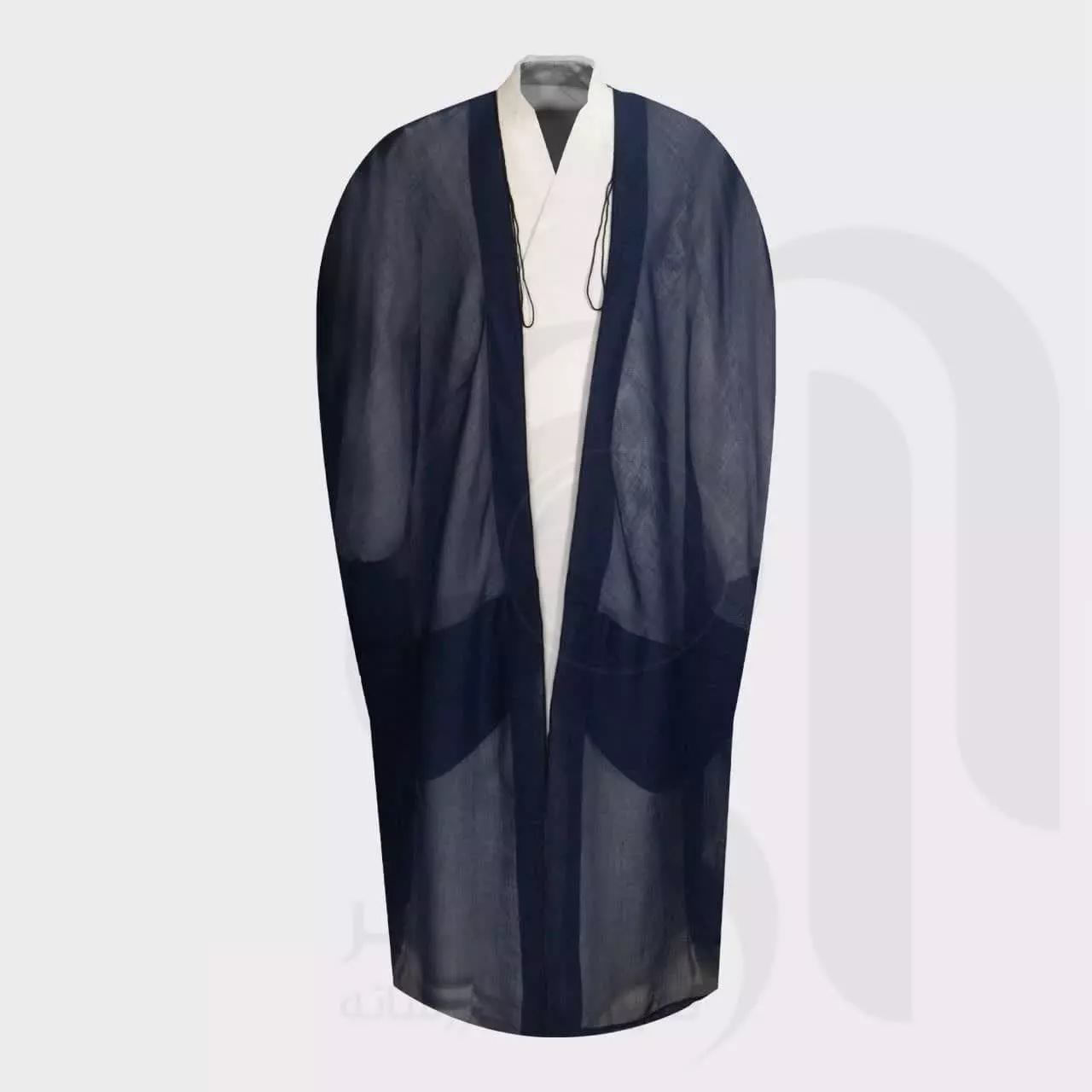 Manteau Bisht d'Été en Mérinos pour Homme - Tissu Dentelle - Design Arabe Islamique