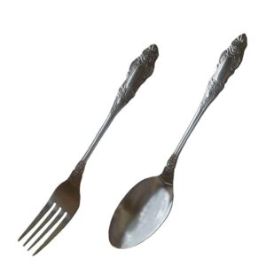Ensemble de Couverts Cuillères et Fourchettes en Acier de 12 Modèle Aria