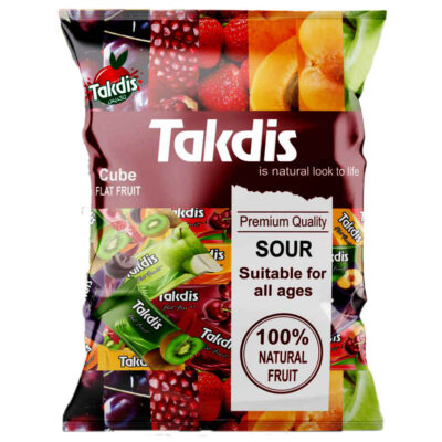 Barres de fruits en couches & bouchées Takdis – Cuir de fruit aigre persan, 1000g