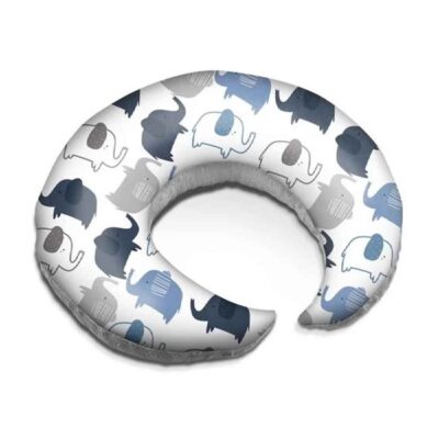 Coussin d’allaitement en velours pour bébé Modèle Elephant (x2)