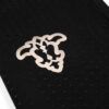 Châle noir uni pour femmes avec symbole Ador
