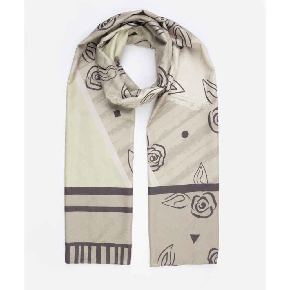 Châle Imprimé pour Femme Artistique & Léger Mina