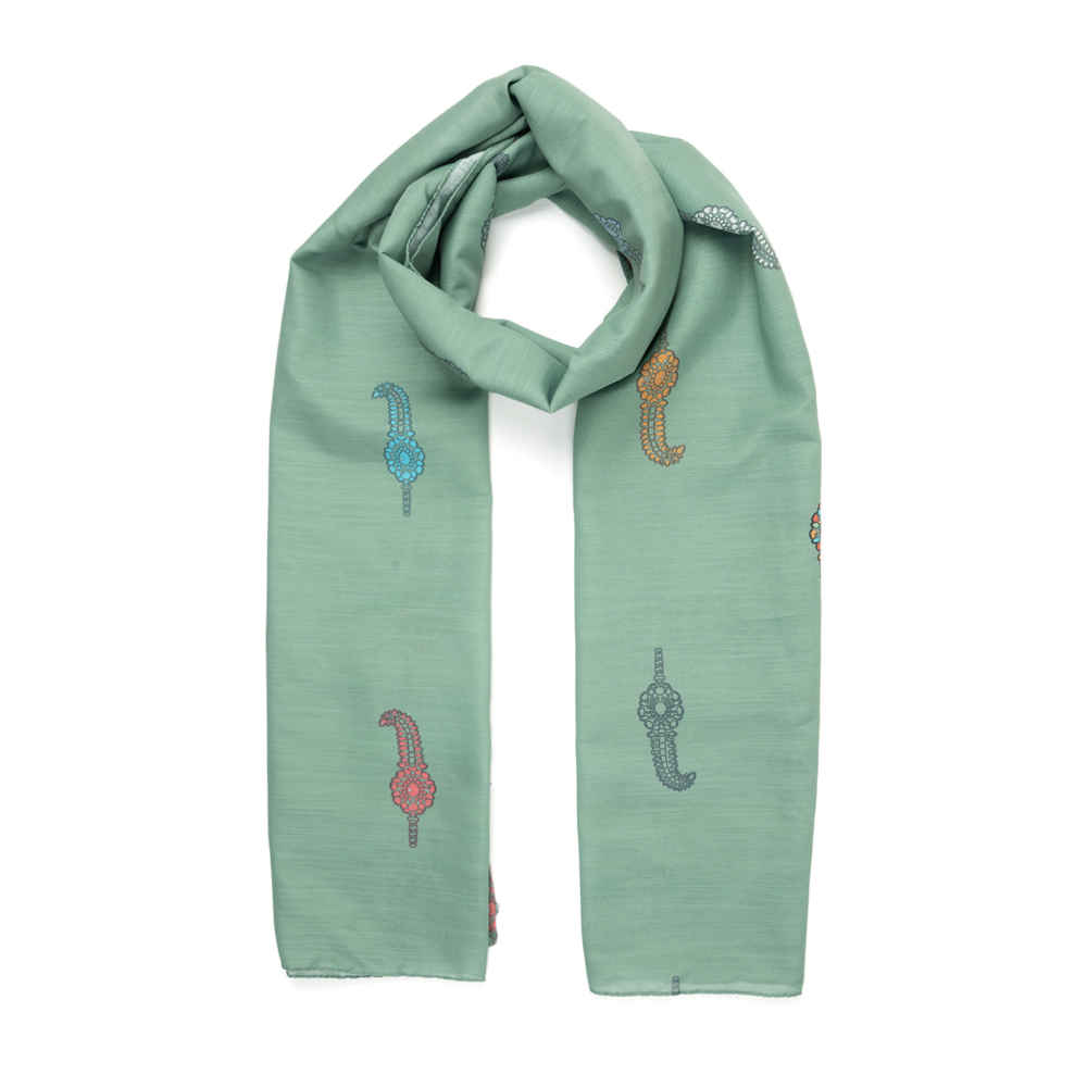 Châle Traditionnel pour Femme en Coton - Modèle Vita