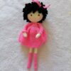 Amigurumi Poupée en Crochet Fait Main – Fille Bouclée | Jouet en Peluche Doux