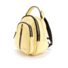 Sac à Dos en Cuir Jaune pour Femme - Modèle Maral